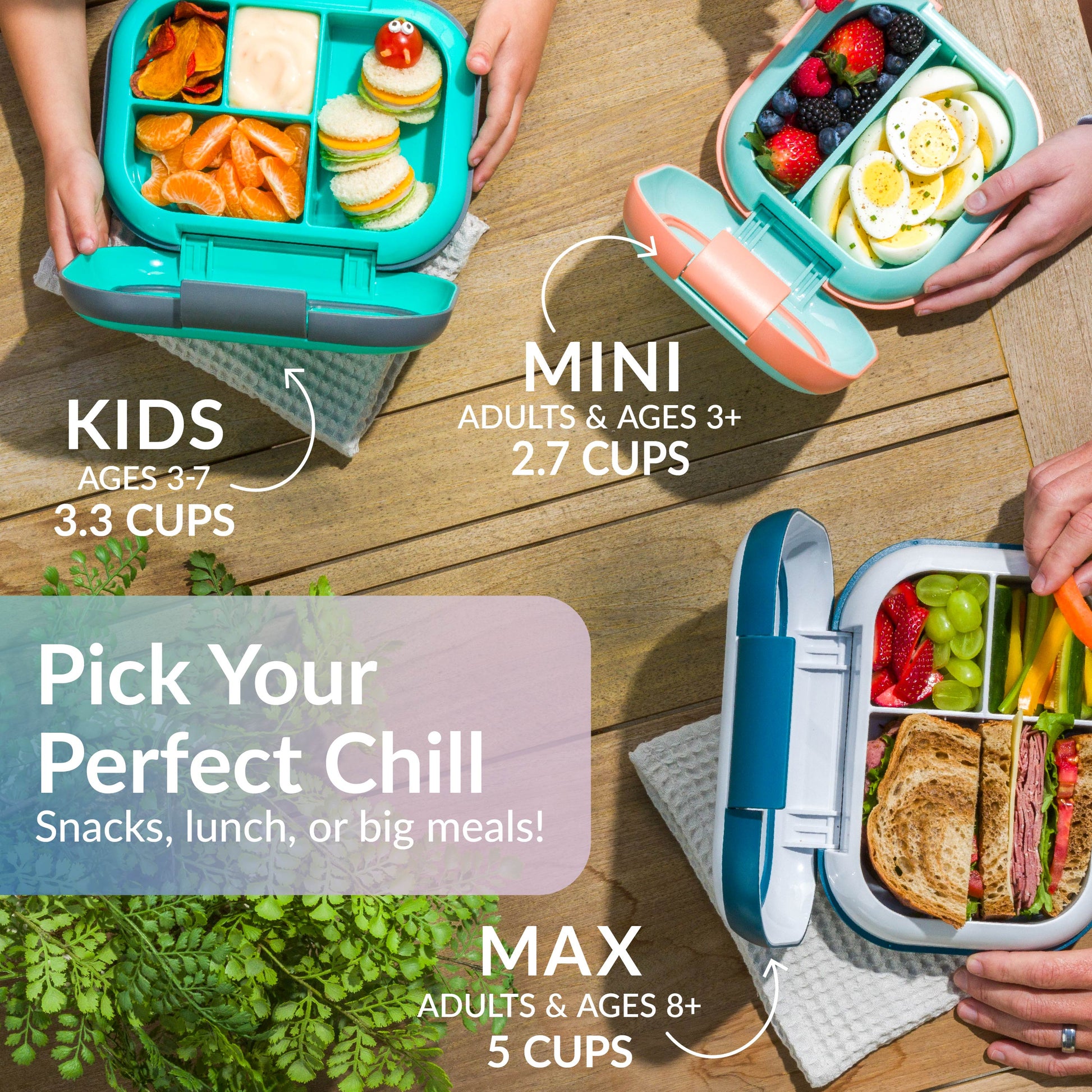Bentgo® Chill Mini Lunch Box (2-Pack) - Lilac Mist | Pick Your Perfect Chill - Snacks, Lunch Or Big Meals!