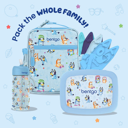 Bentgo + Bluey Kids Prints Lunch Box - Play Day | Pack The Whole Family
